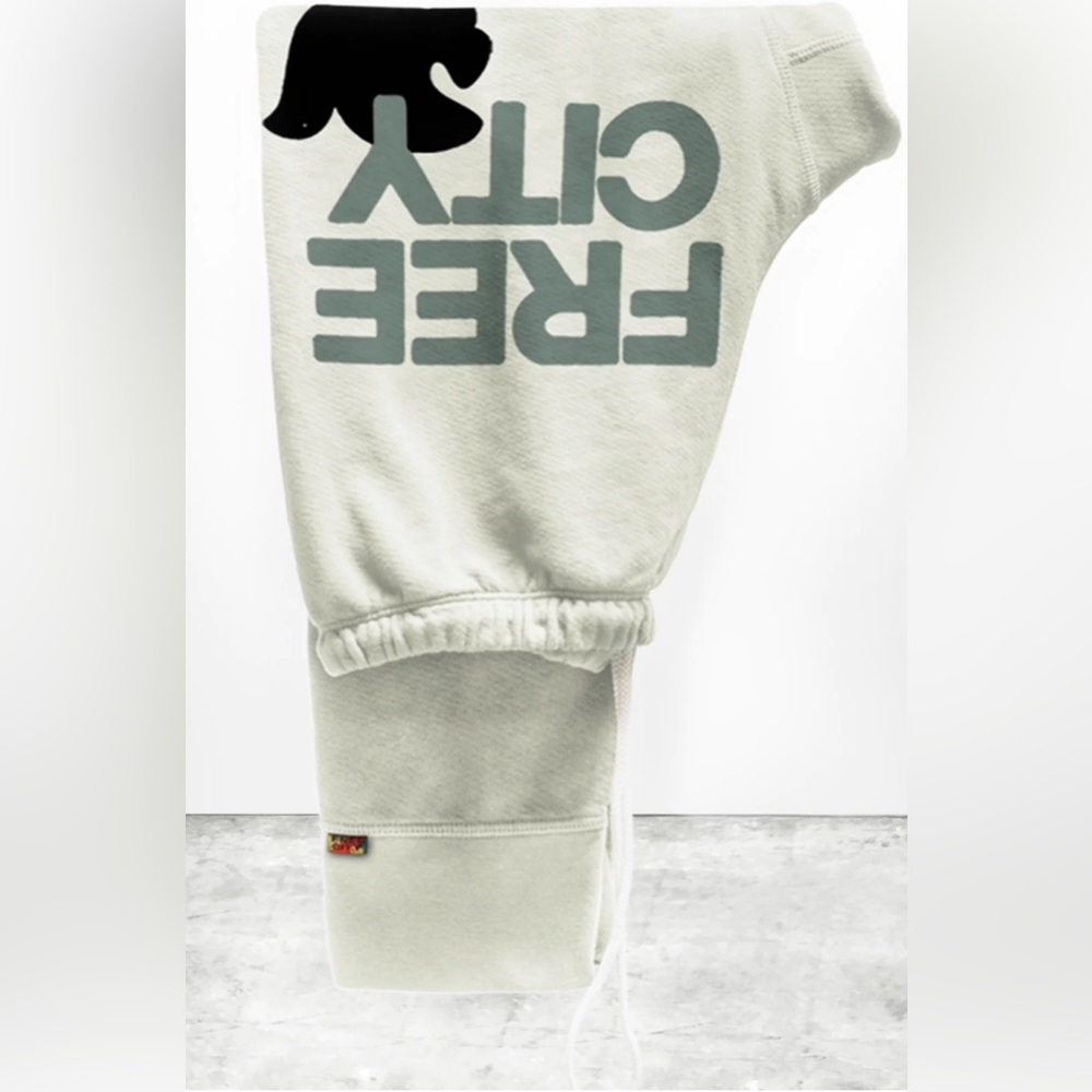 Free city cream sweatpants